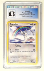 V1485: 2008: Dratini: 91/146: City Championships: Legends Awakened: CGC: 8.5: NM/MINT+: 4124322210